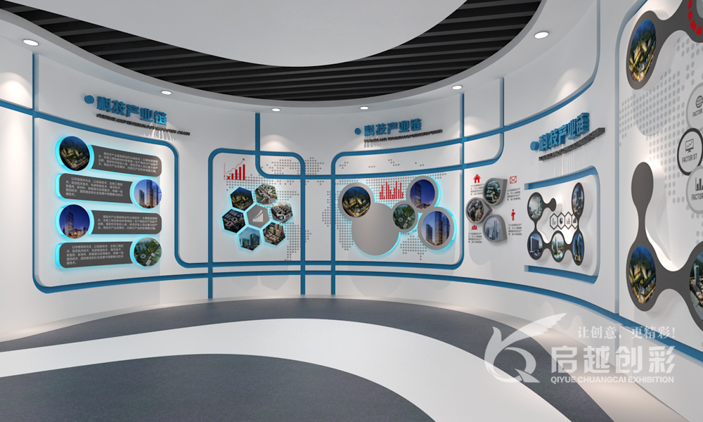 企業(yè)發(fā)展文化展廳——四川啟越創(chuàng)彩展覽展示服務(wù)的核心價(jià)值